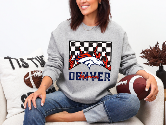 Broncos Flame Sweatshirt