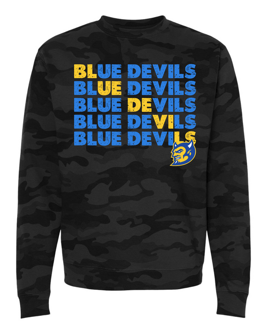 Blue Devils Camo Sweatshirt