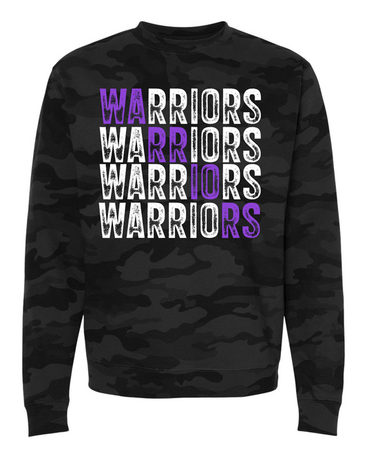 Warriors Camo Sweatshirt