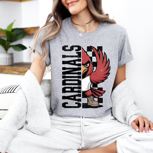 Cardinals Half Checkered T-Shirt
