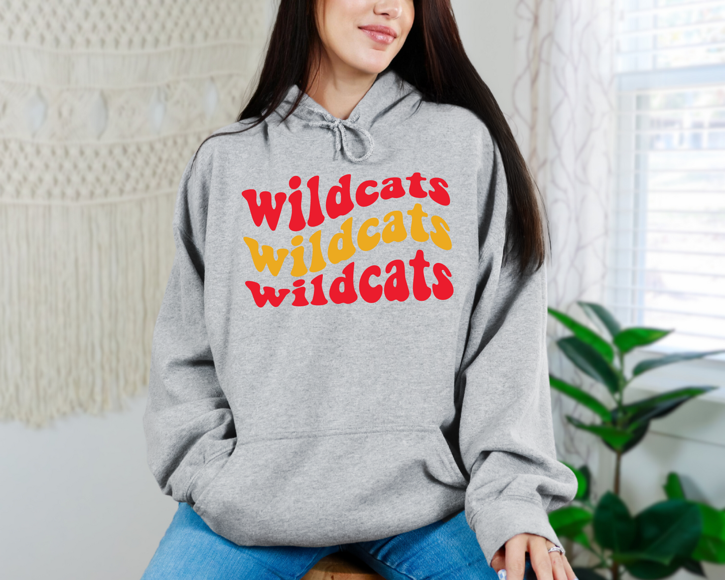 Groovy Wave Wildcats Sweatshirt