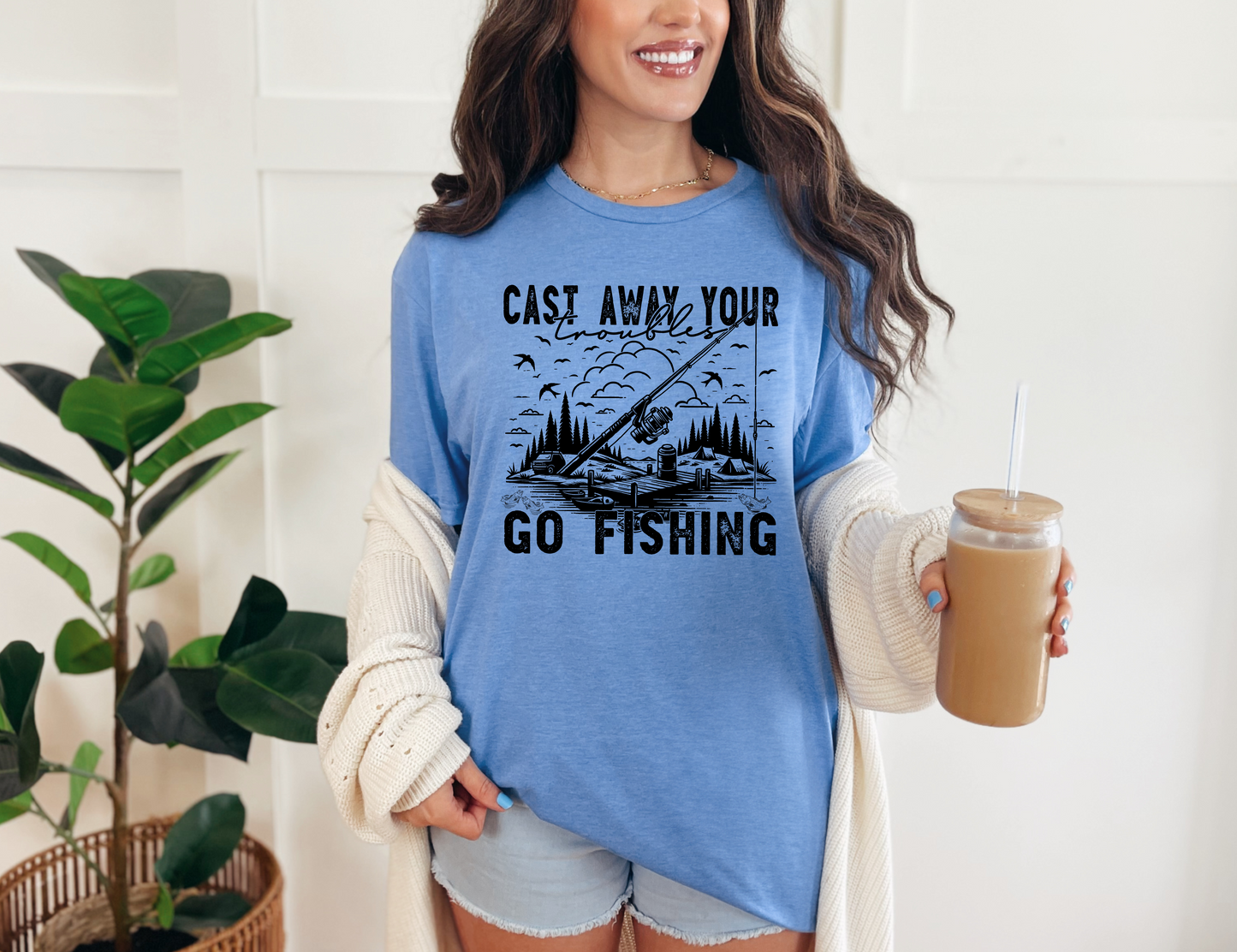 Cast Away Your Troubles T-shirt