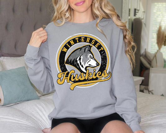 Throwback Huskies Premium Sweatshirt