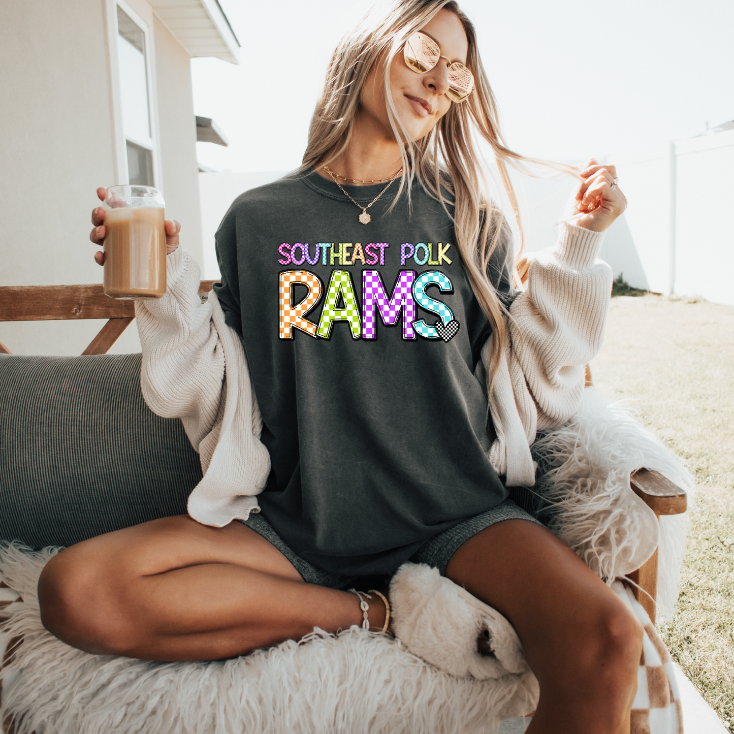 Bright Check SEP Rams T-shirt