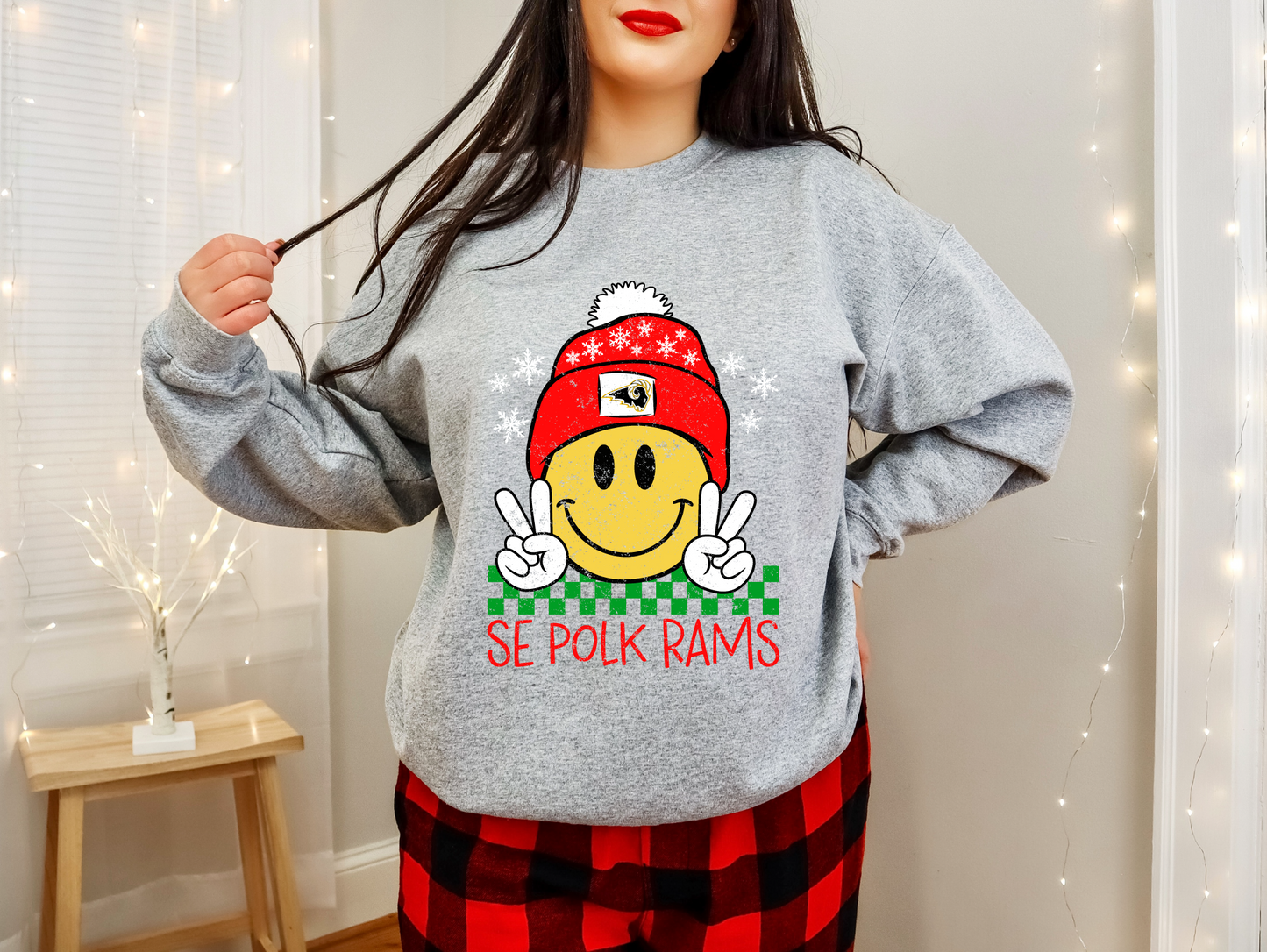 SEP Rams Christmas Beanie Sweatshirt