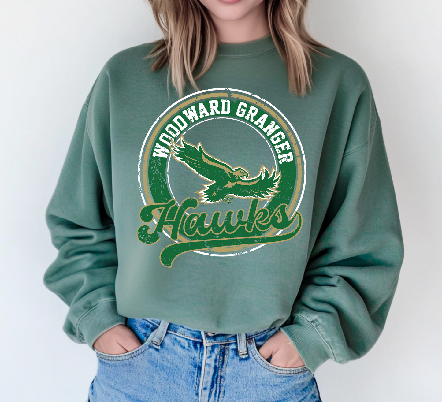 Throwback WG Hawks Premium Sweatshirt