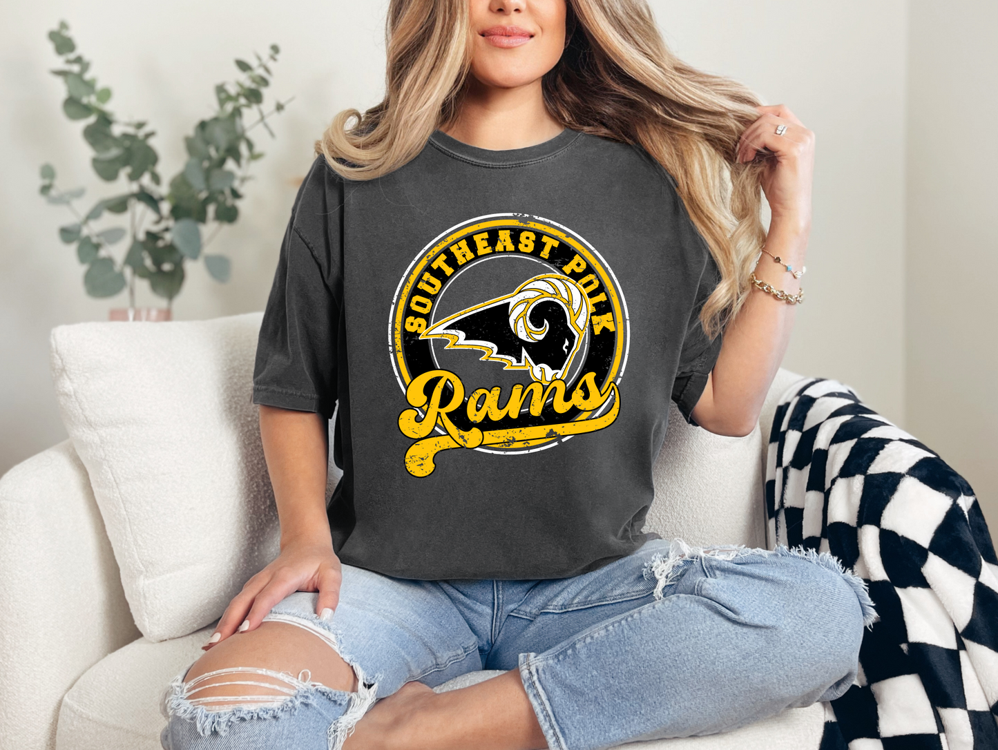 SEP Rams Vintage Circle T-shirt