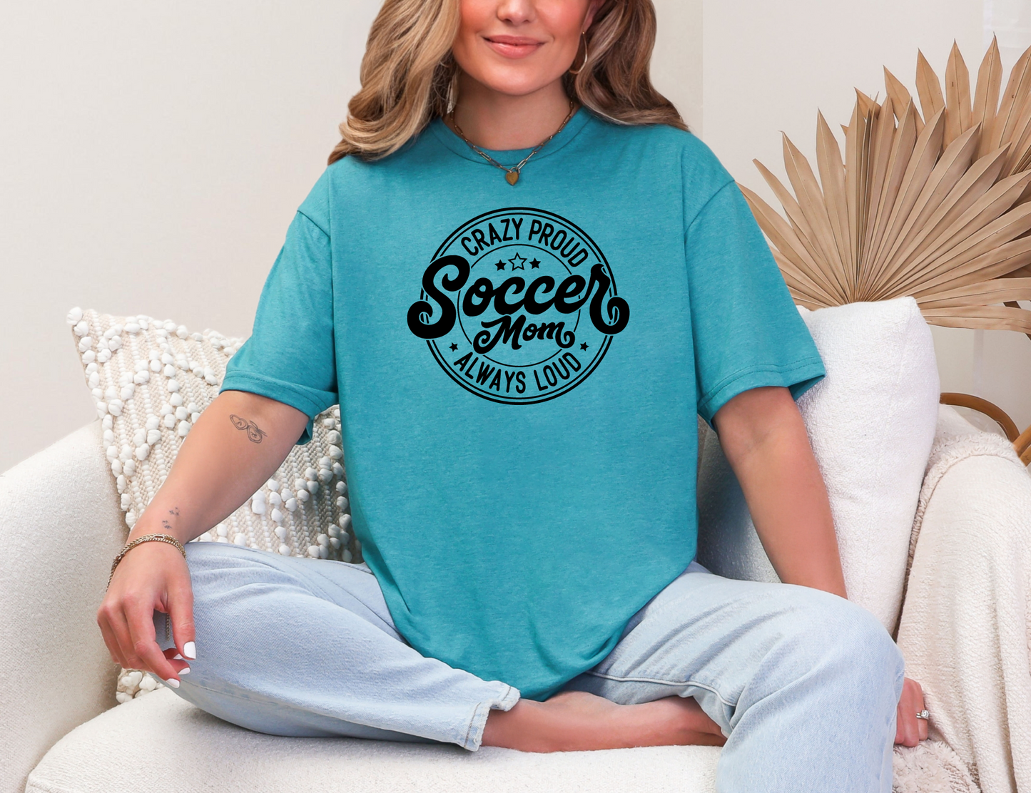 Crazy Proud Soccer Mom T-shirt