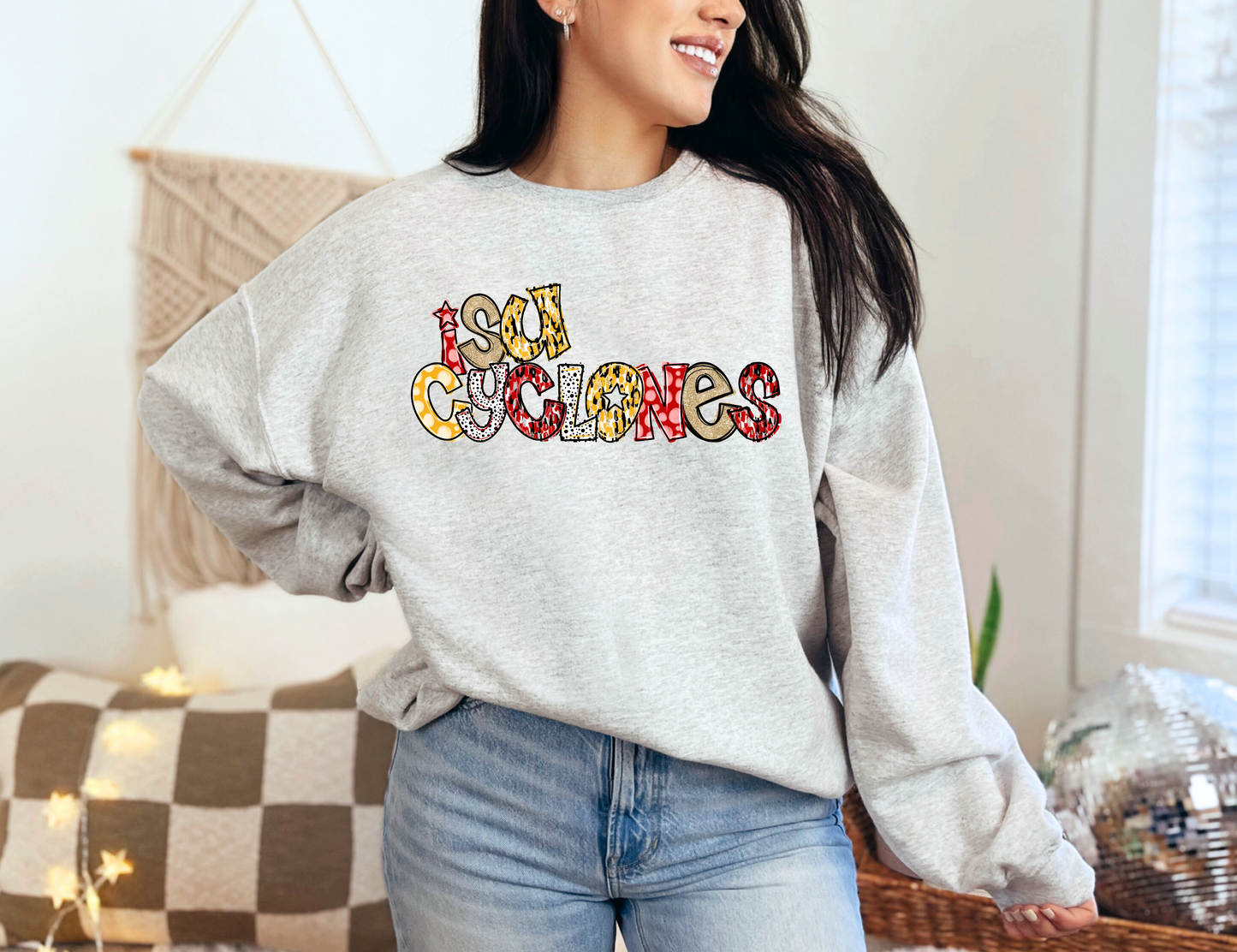 Glitter Doodle Cyclones Sweatshirt