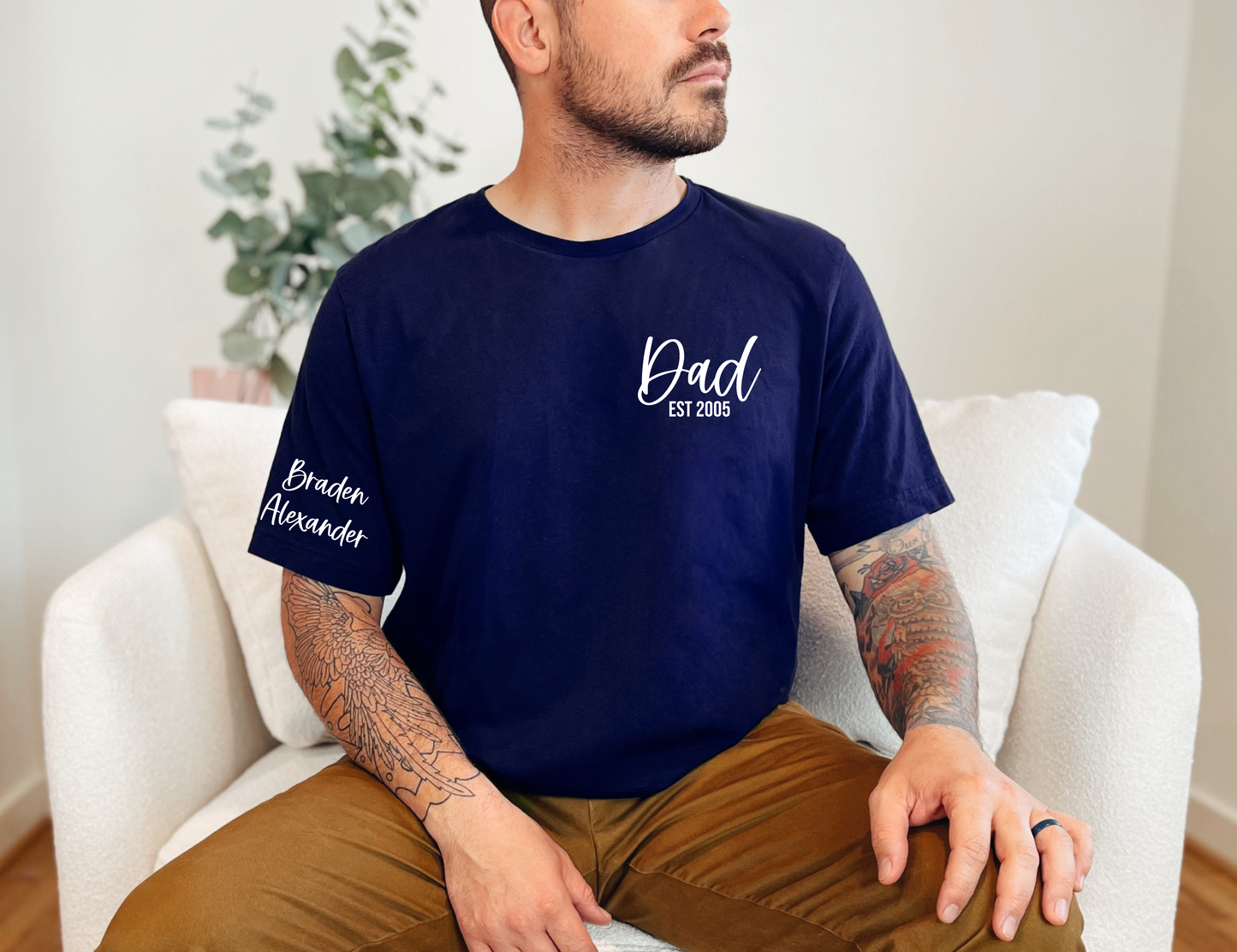 Personalized Dad T-shirt