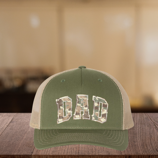 Camo Dad Trucker Hat