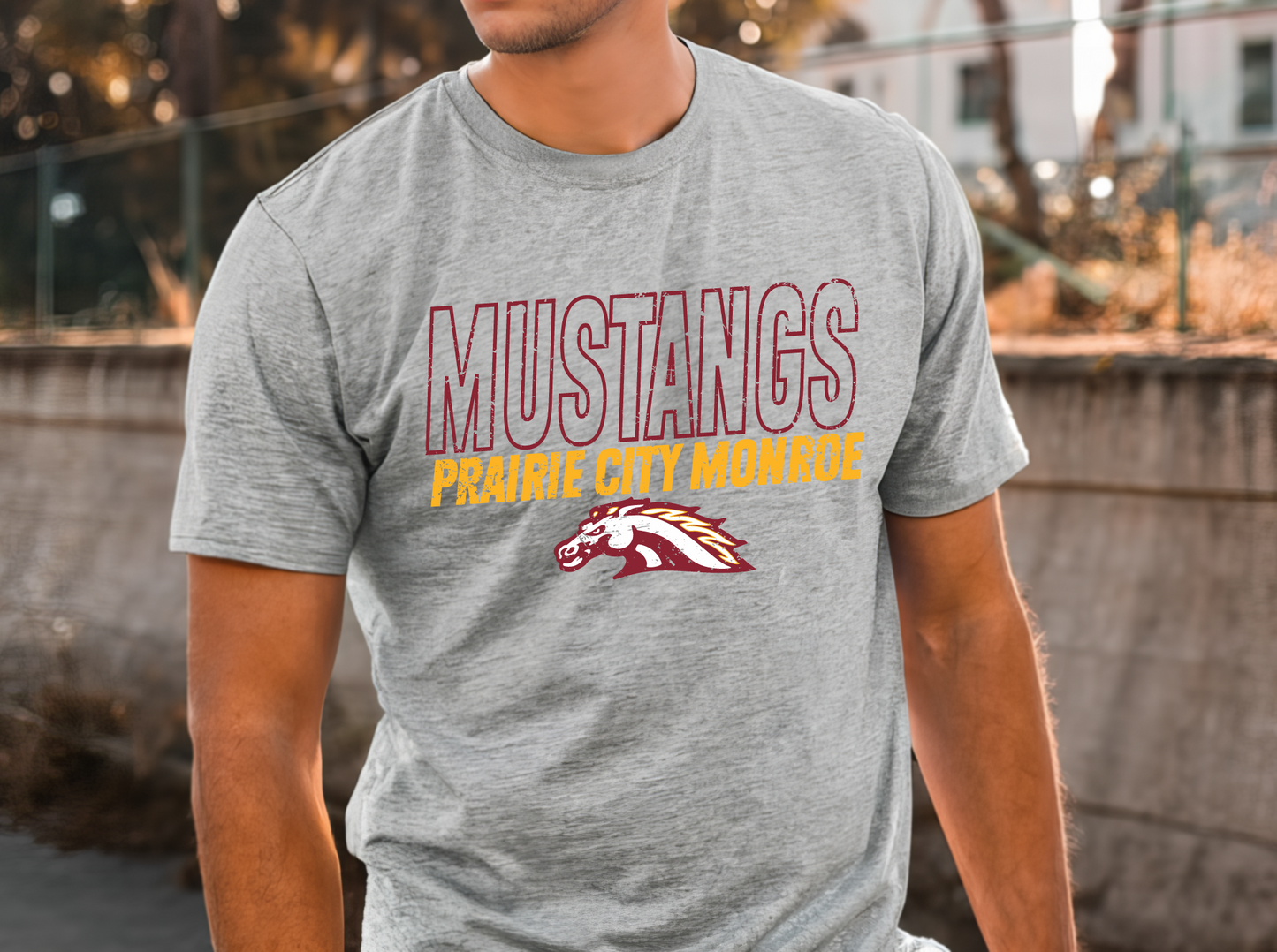 PCM Mustangs Outline T-Shirt
