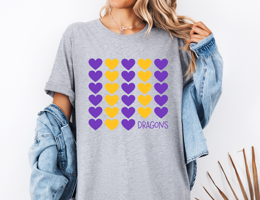 Johnston Dragons Heart Knit T-Shirt
