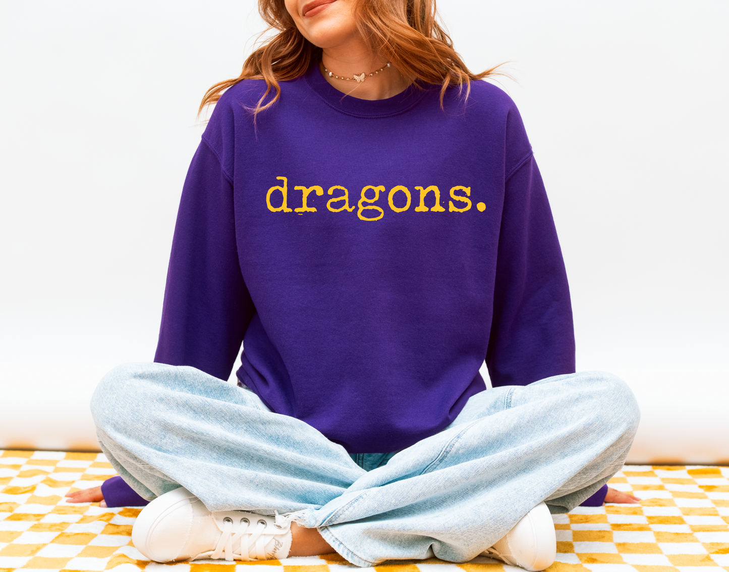 Dragons Typography Sweatshirt