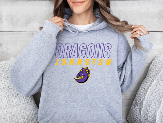 Johnston Dragons Outline Sweatshirt