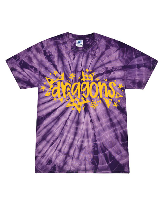 Dragons Superstar Tie Dye T-shirt