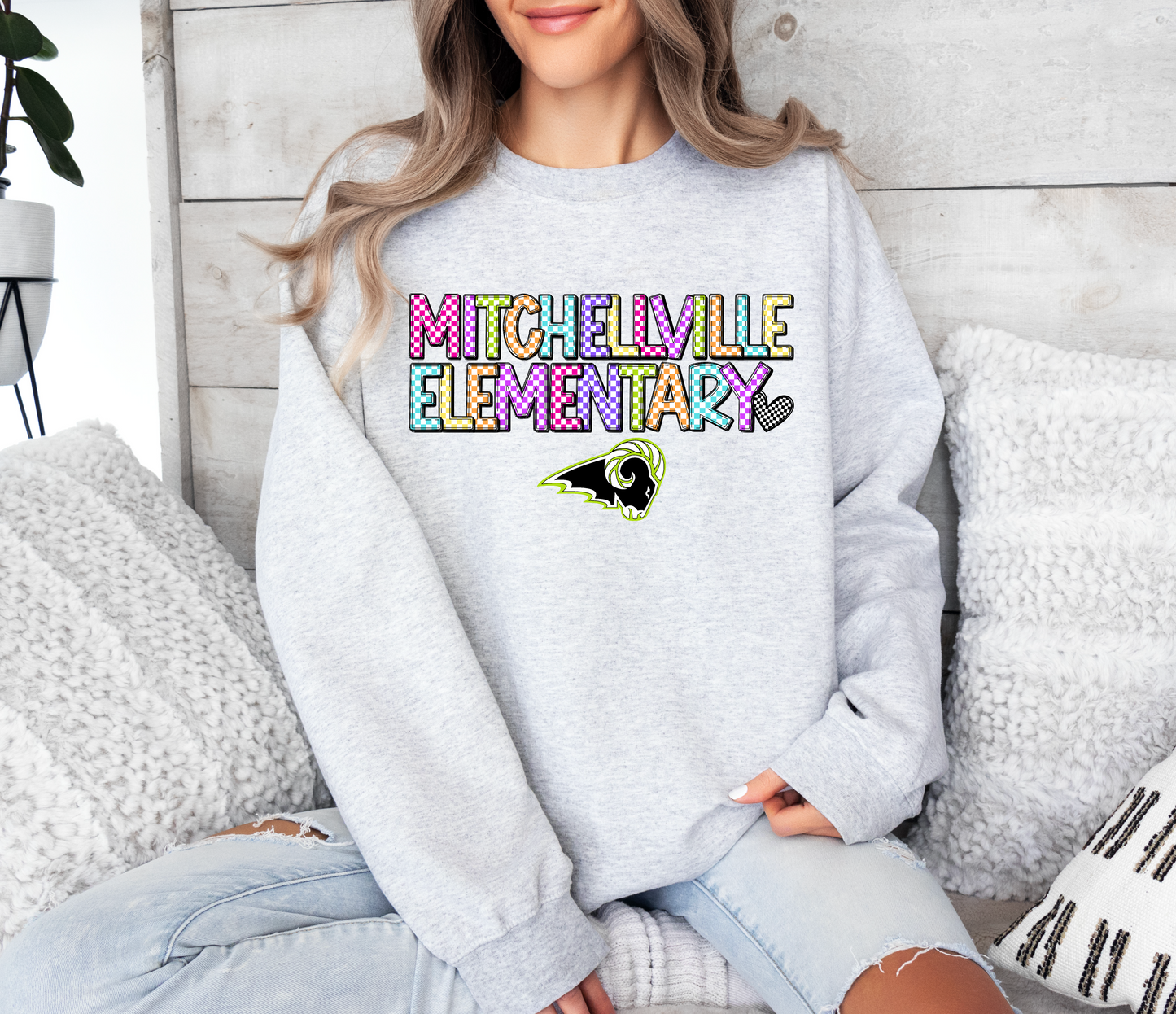 Bright Check SEP School Specific Sweatshirt