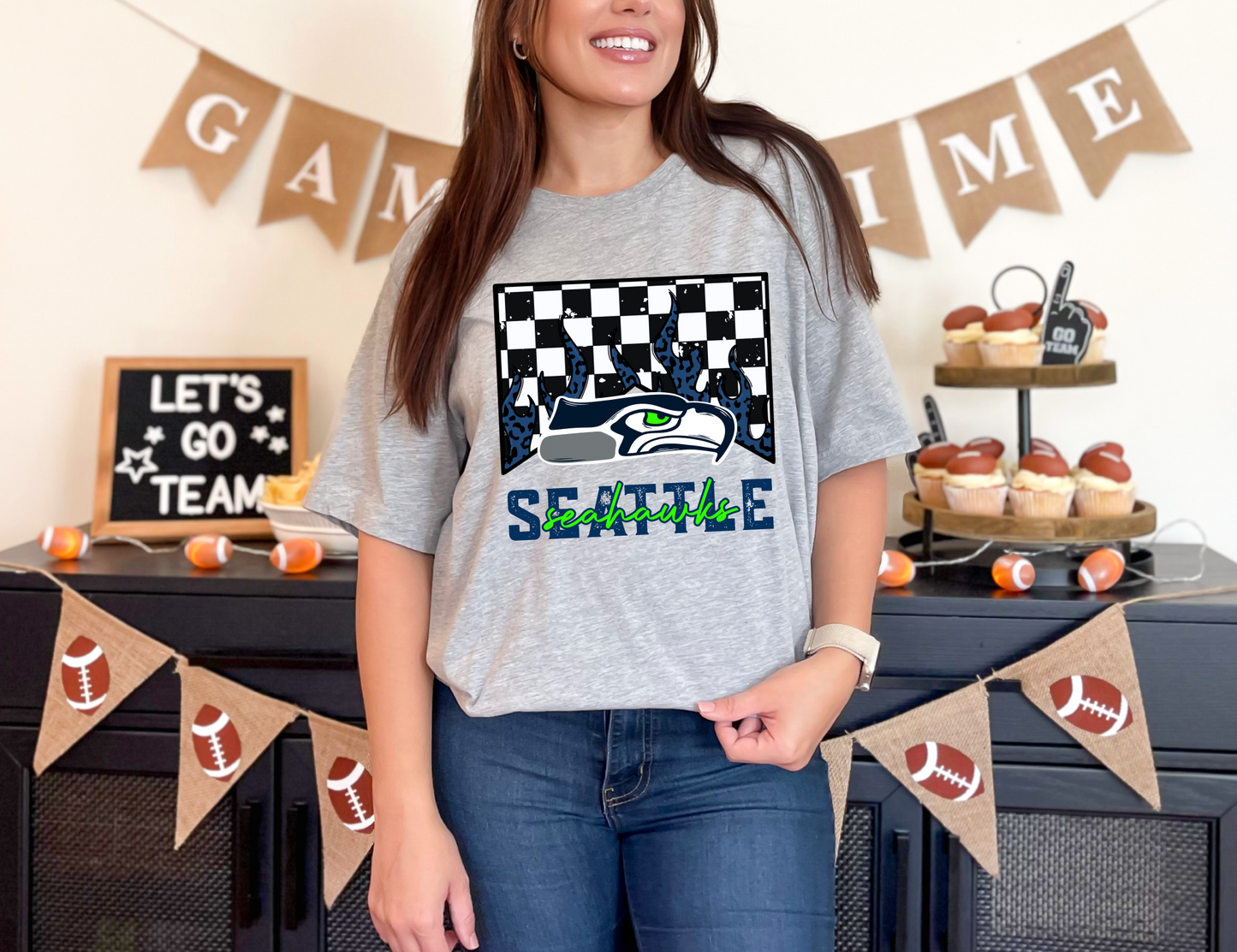 Seahawks Flame T-shirt