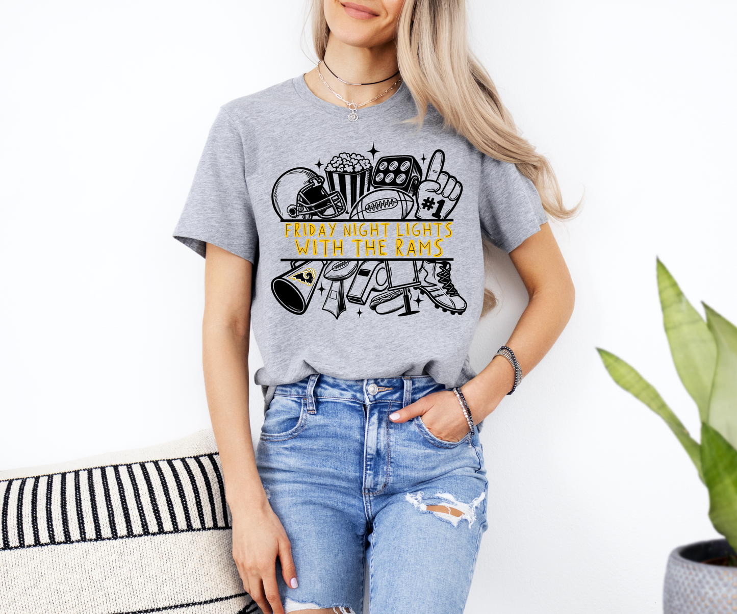 Friday Night Lights With the Rams T-shirt