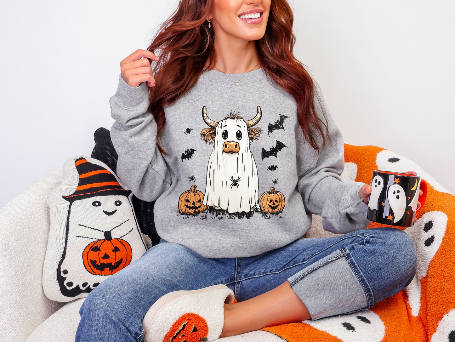 Ghost Cow Sweatshirt