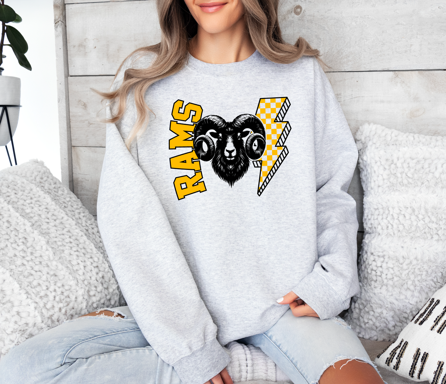 Rams Lightening Bolt Sweatshirt