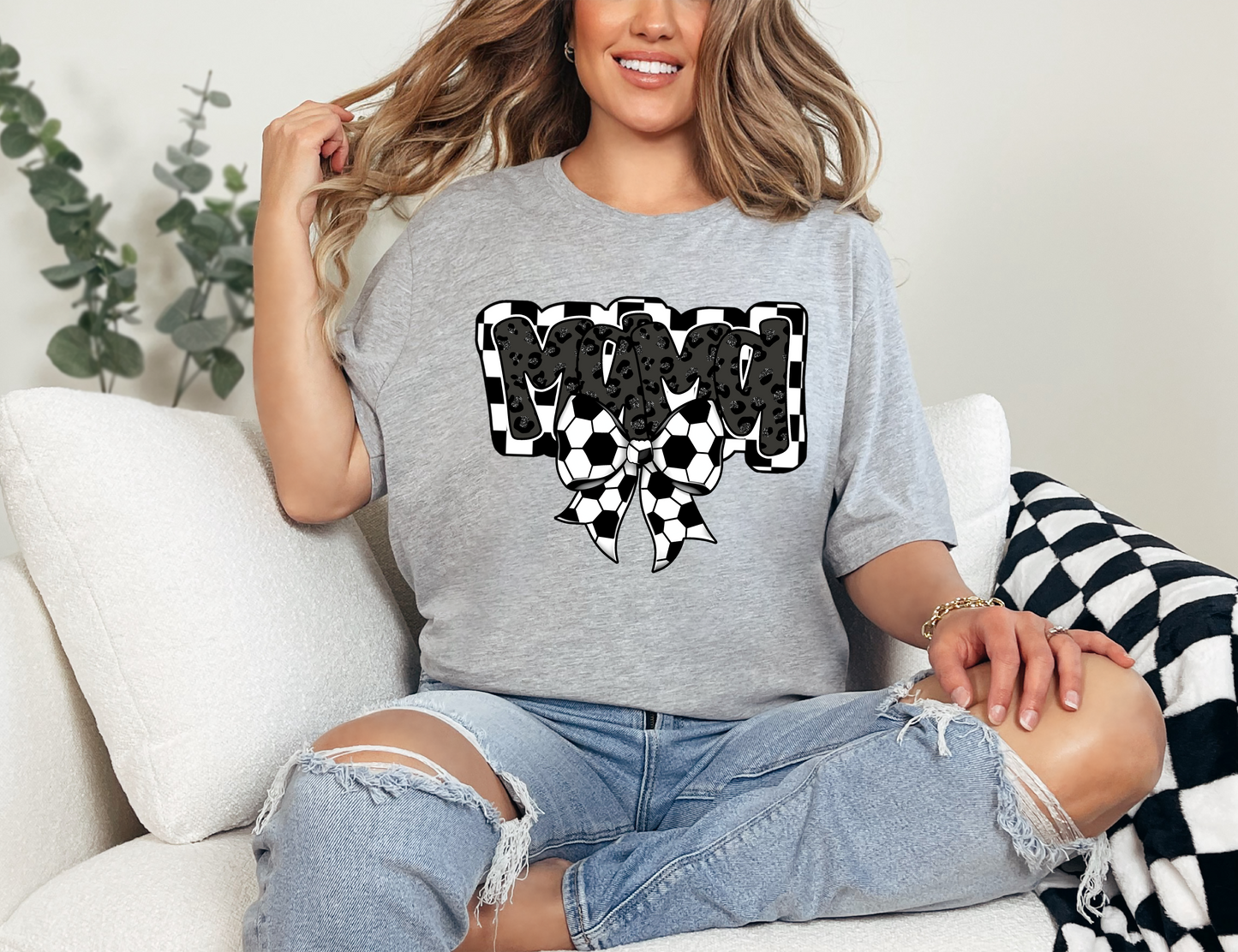 Soccer Mama Bow T-shirt