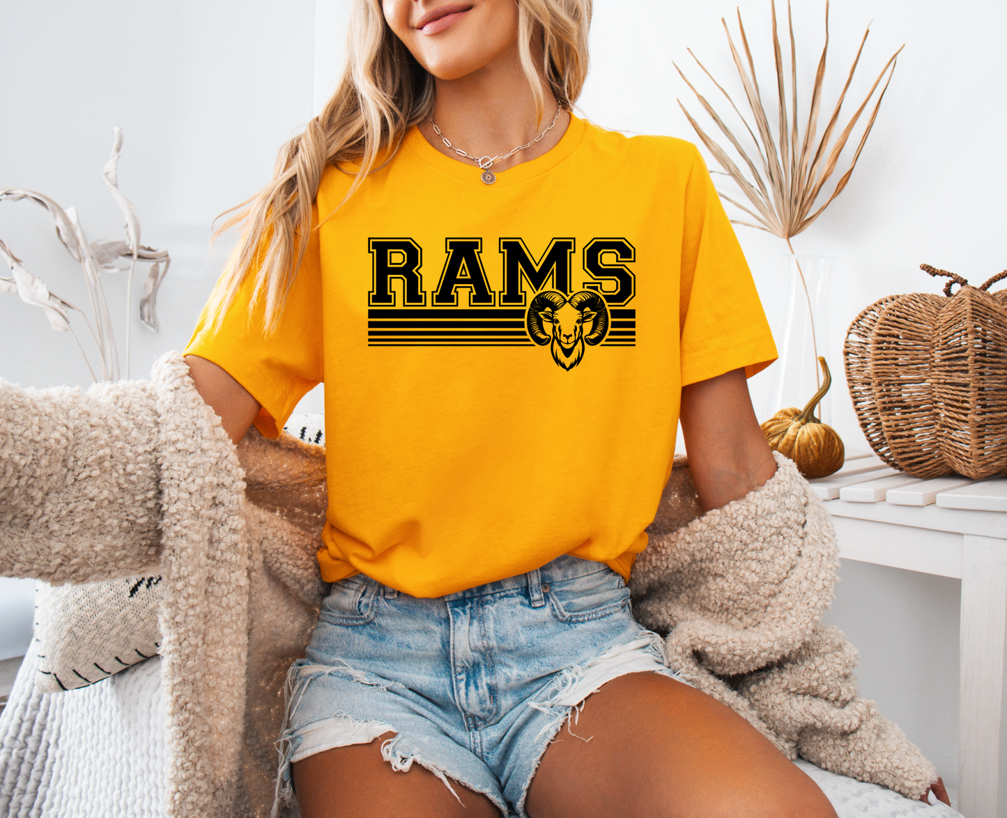 Rams Lined T-shirt