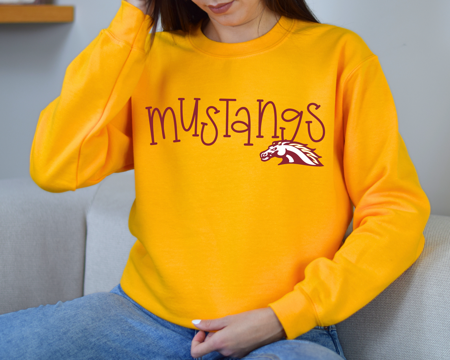 Bouncy Mustangs Sweatshirt