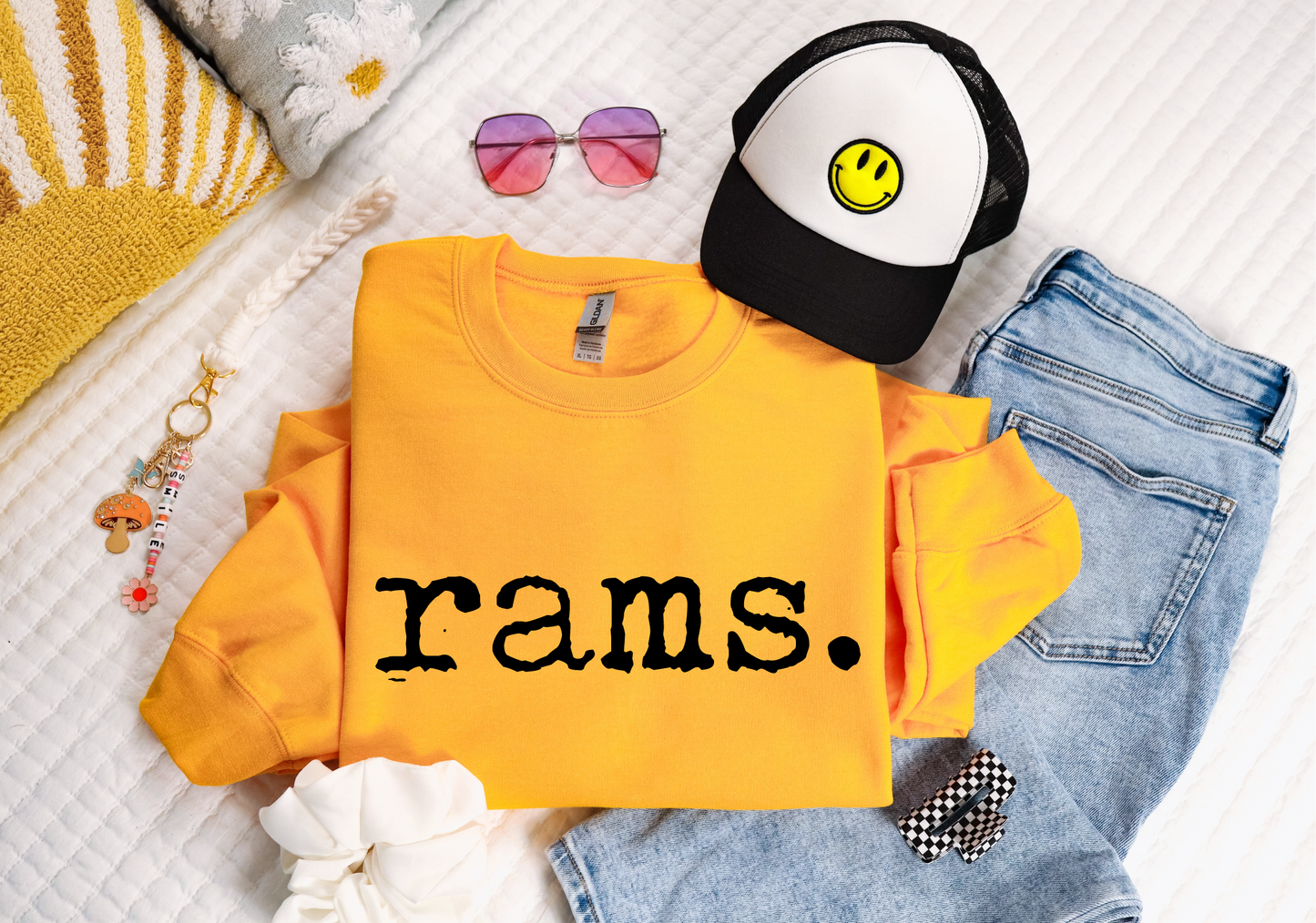 Rams Typography Sweatshirt