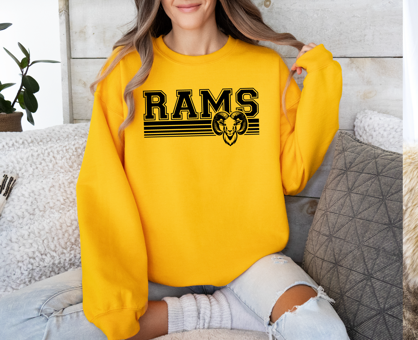 Rams Lined Sweatshirt
