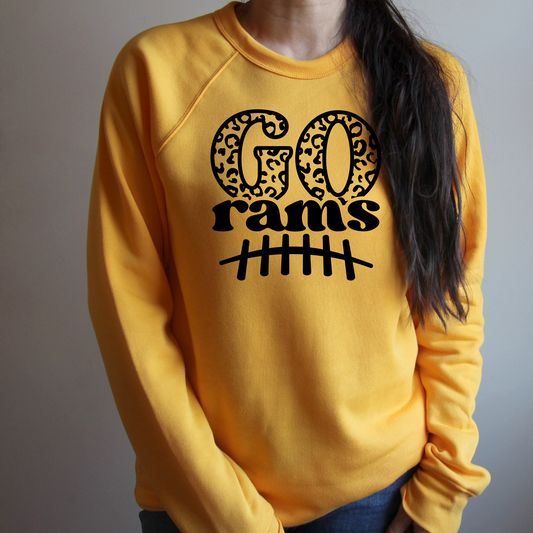 Go Rams Leopard Sweatshirt
