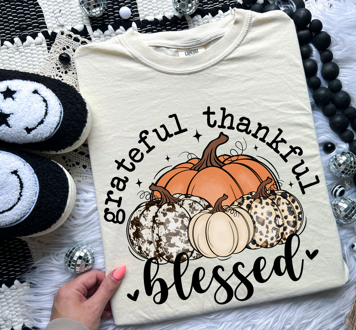 Grateful, Thankful, Blessed T-shirt