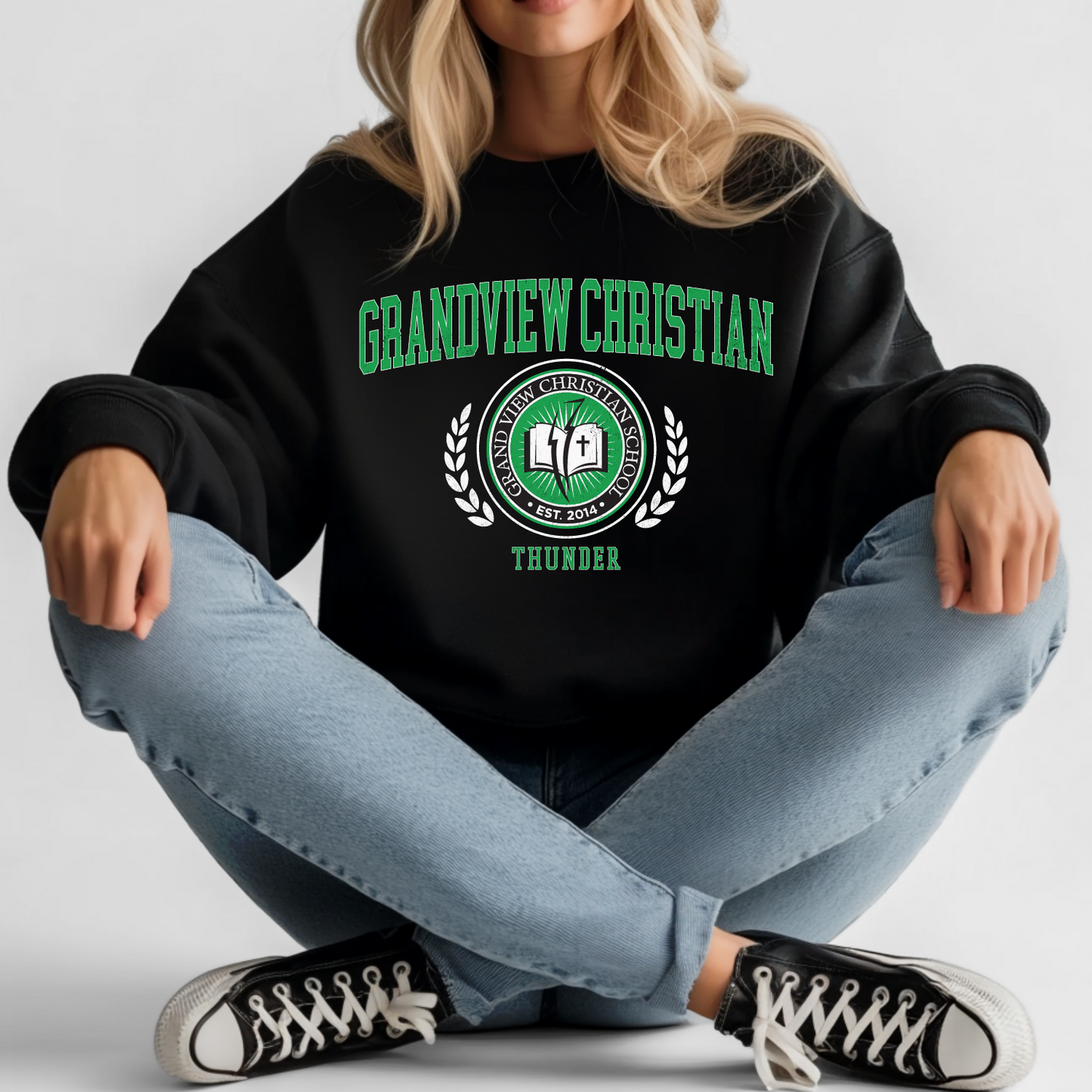 Grand View Christian Crest Sweatshirt
