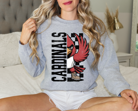 Cardinals Half Checkered Sweatshirt