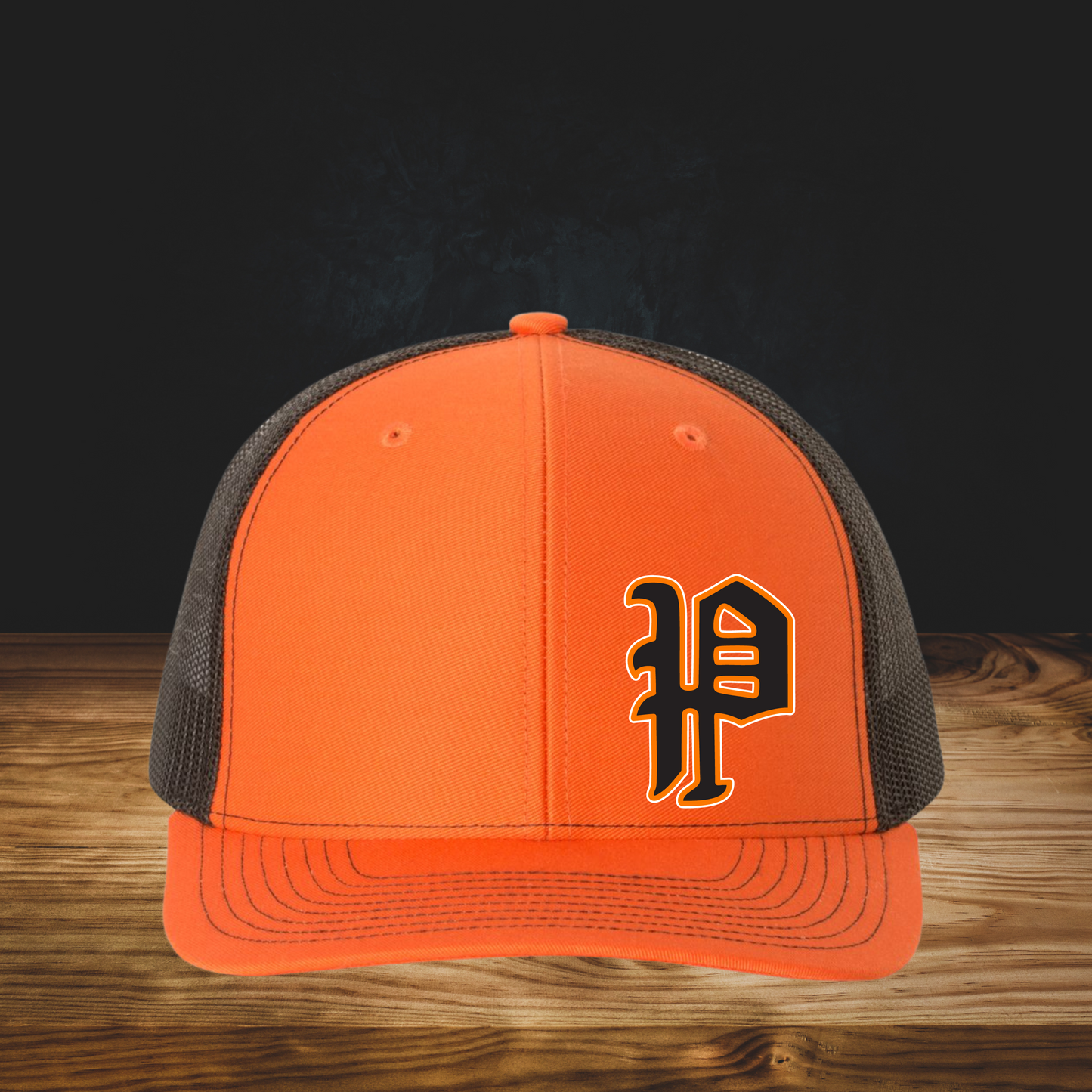 Pleasantville Trojans Old English Trucker Hat
