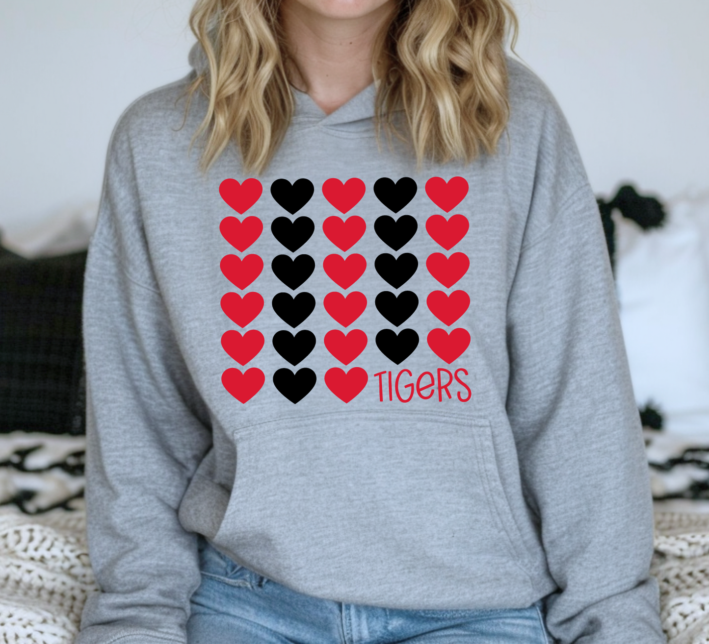 ADM Tigers Heart Knit Sweatshirt