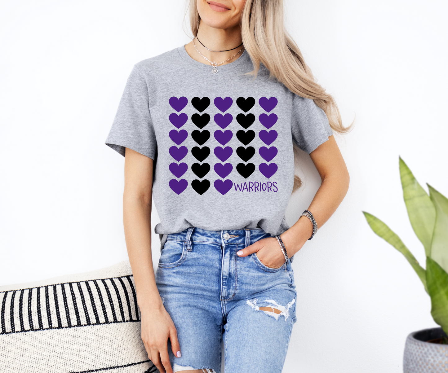 Norwalk Warriors Heart Knit T-Shirt