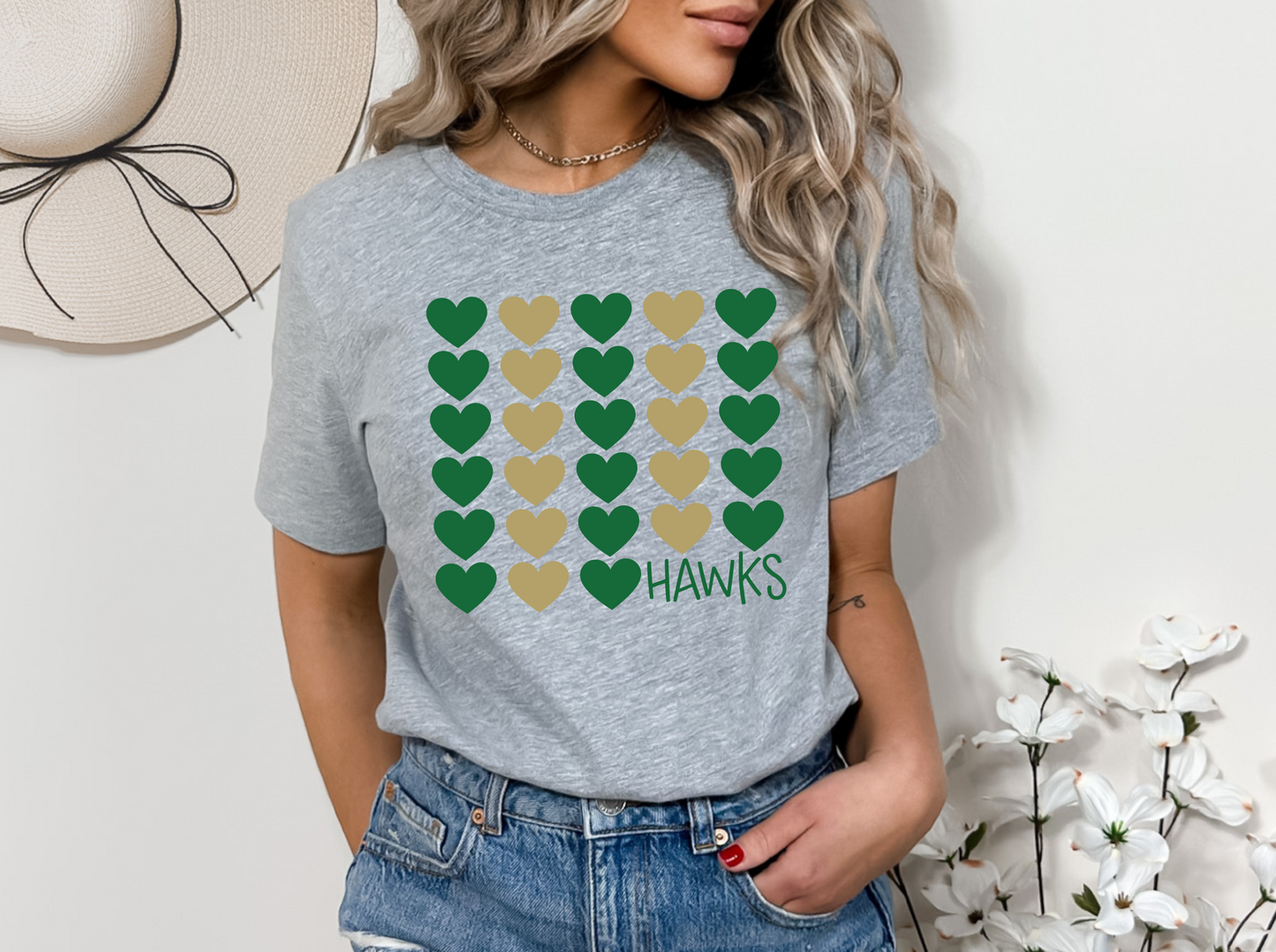 WG Hawks Heart Knit T-Shirt