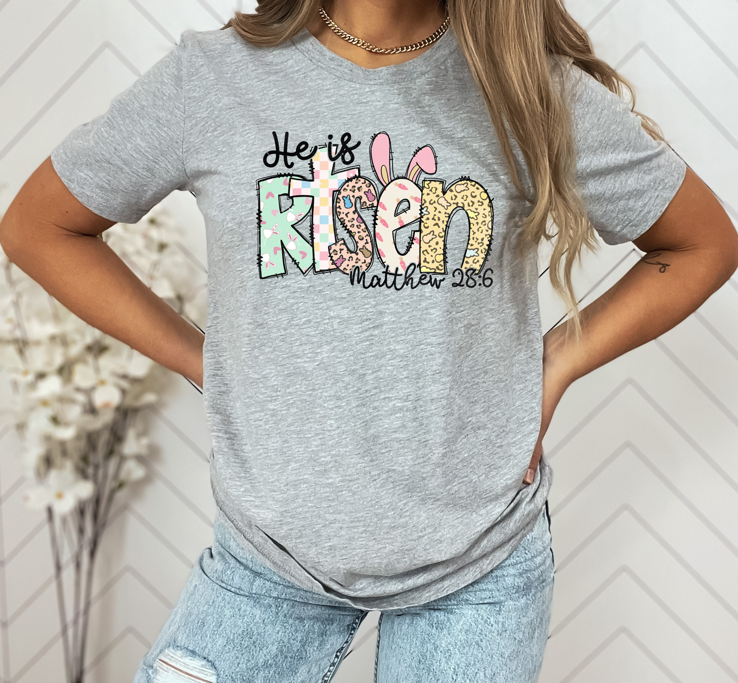 He is Risen Doodle T-shirt