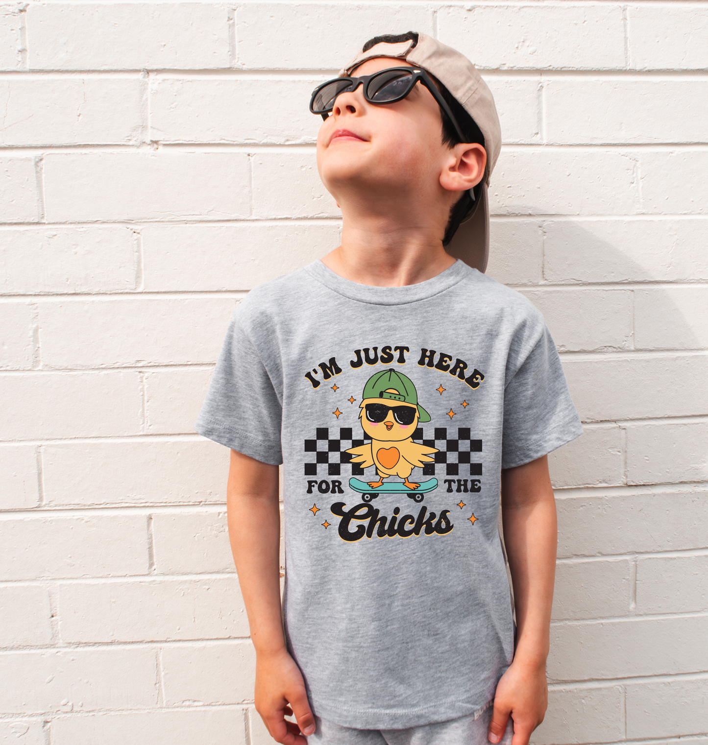 Just Here for the Chicks T-shirt