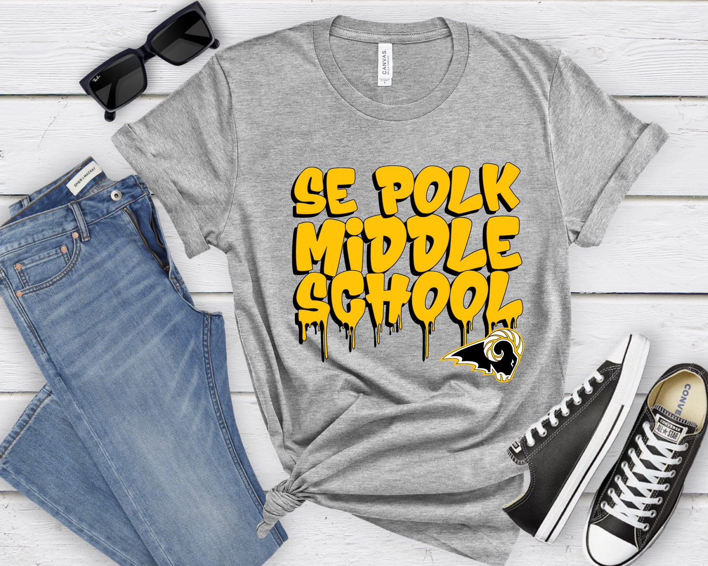 SEP School Specific Graffiti Drip T-shirt