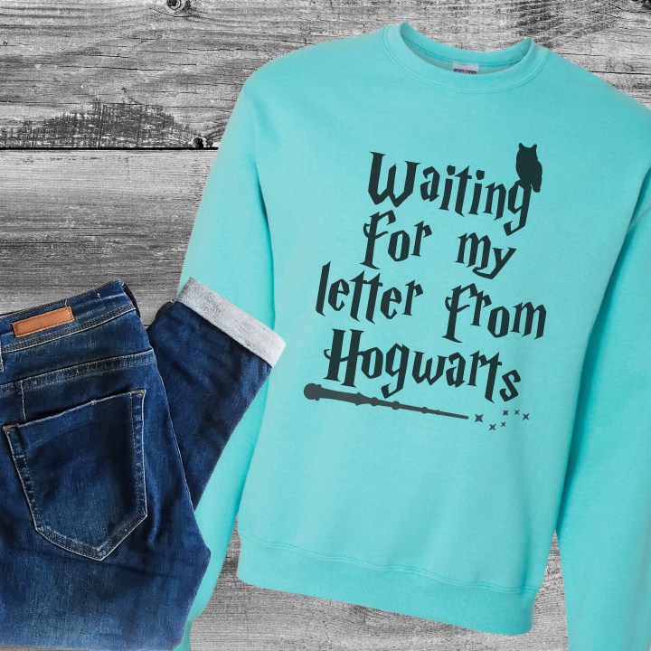 Waiting on my Hogwarts Letter Crewneck Sweatshirt