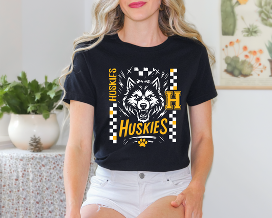 Checkin' Huskies T-shirt