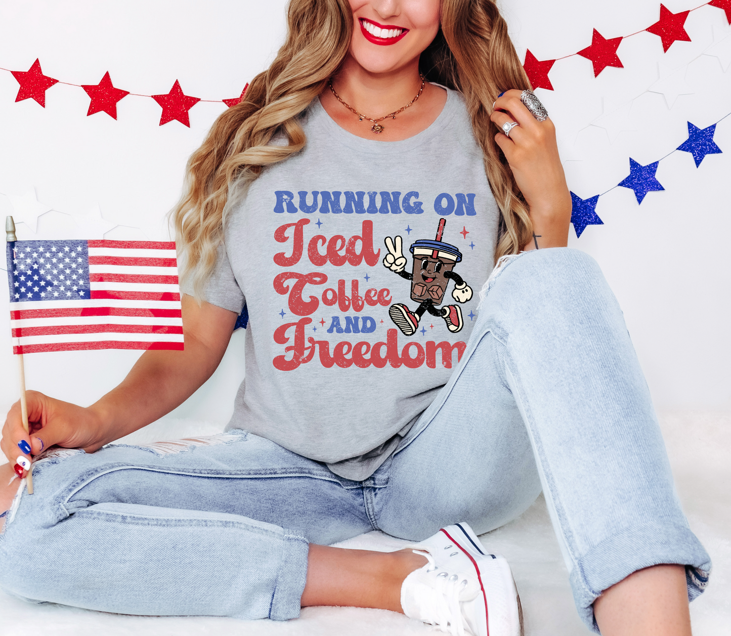 Iced Coffee and Freedom T-shirt