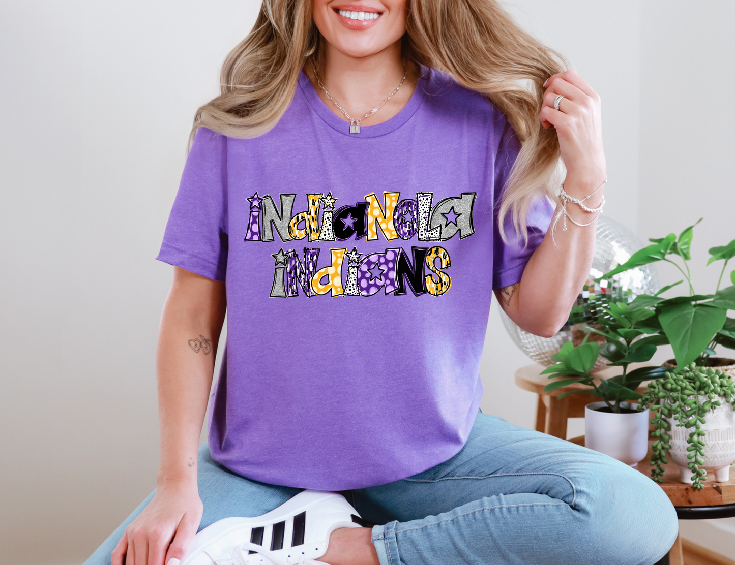 Indianola Indians Doodle T-shirt