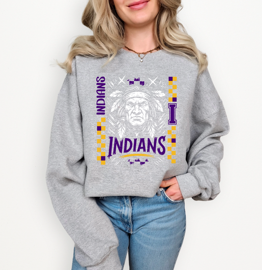 Checkin' Indians Sweatshirt