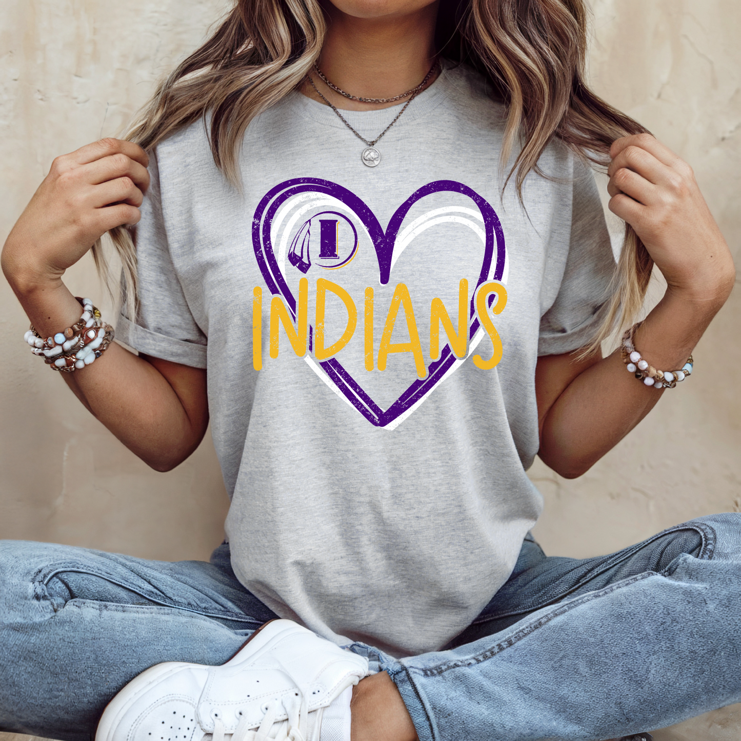 Indianola Indians Love T-shirt