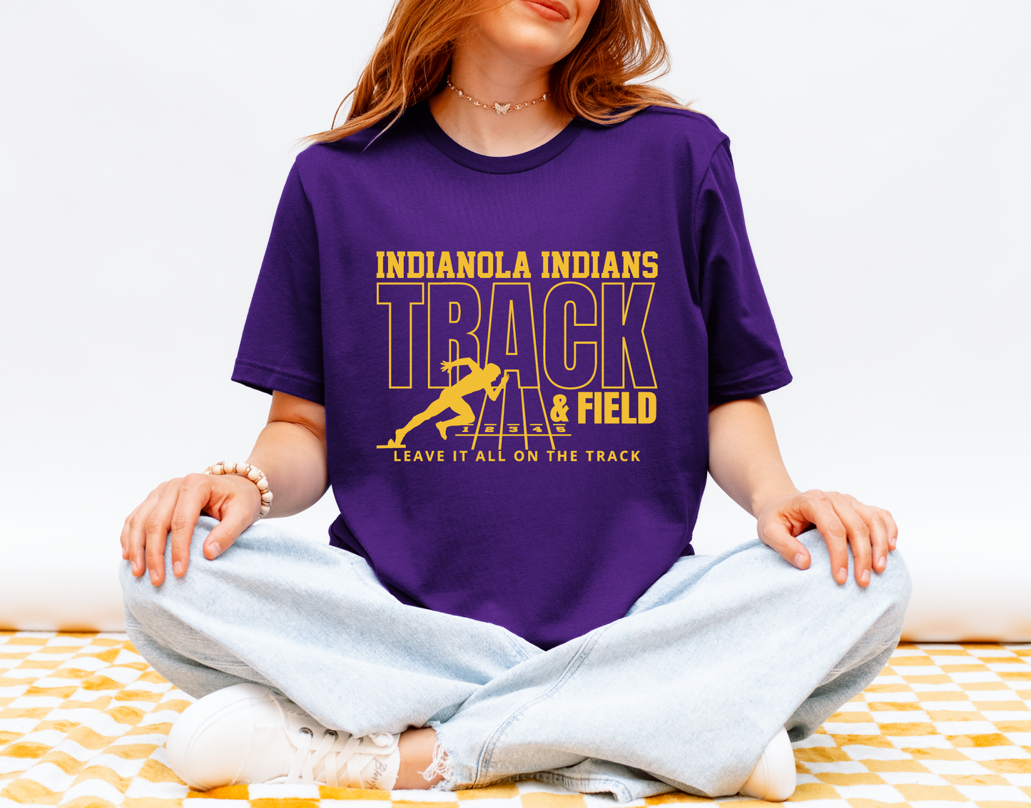 Indians Leave it All on the Track T-shirt