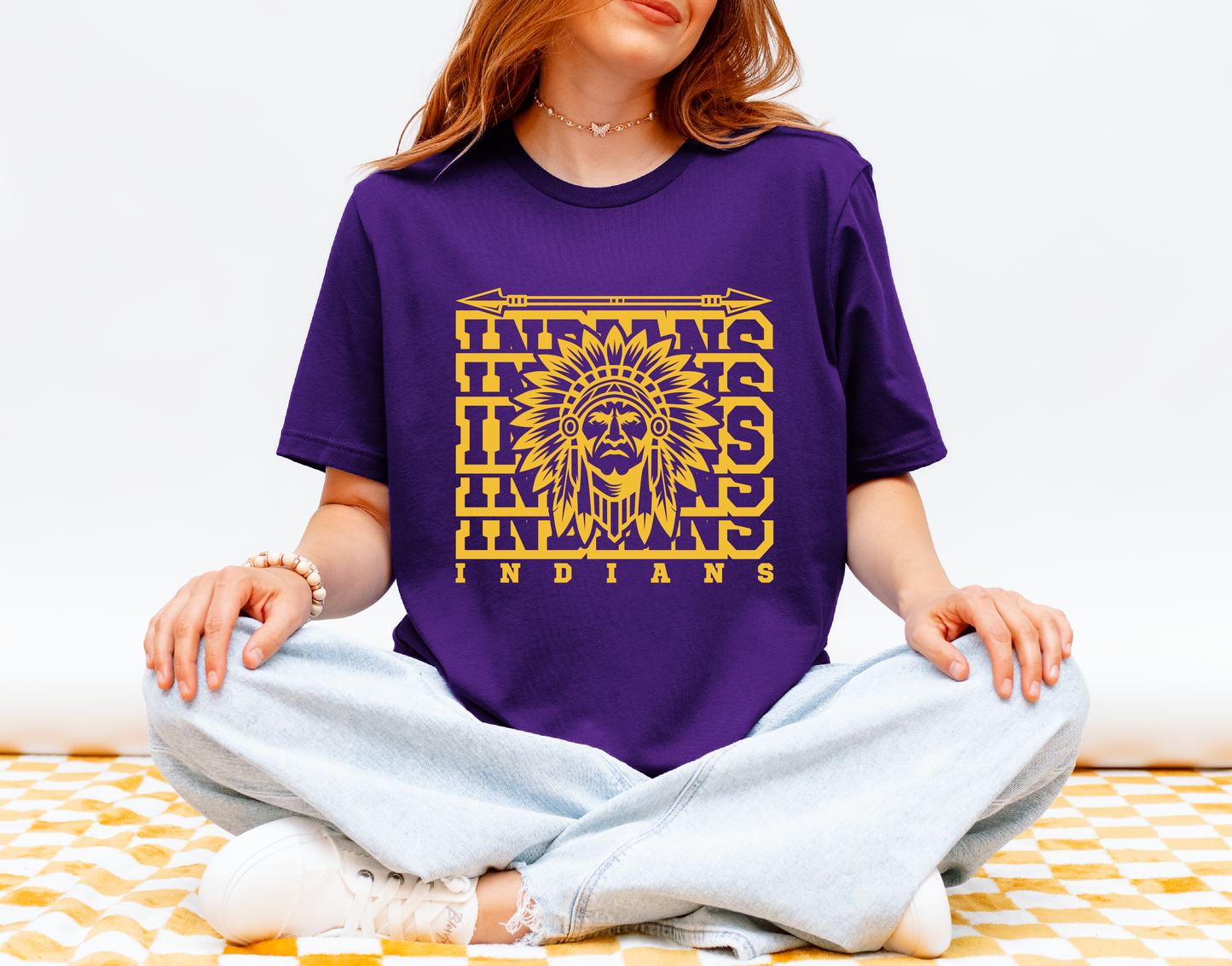 Vintage Indians Stacked T-shirt