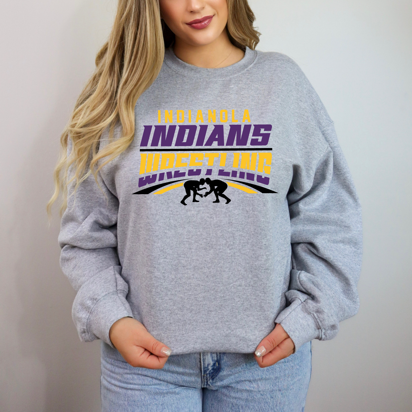 Indianola Indians Wrestling Sweatshirt